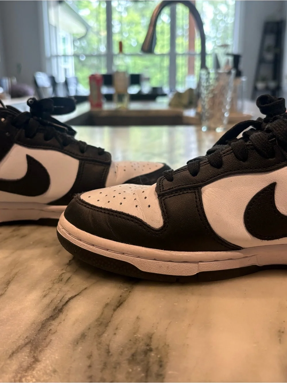 Nike Women’s Black and White Low-Top Sneakers